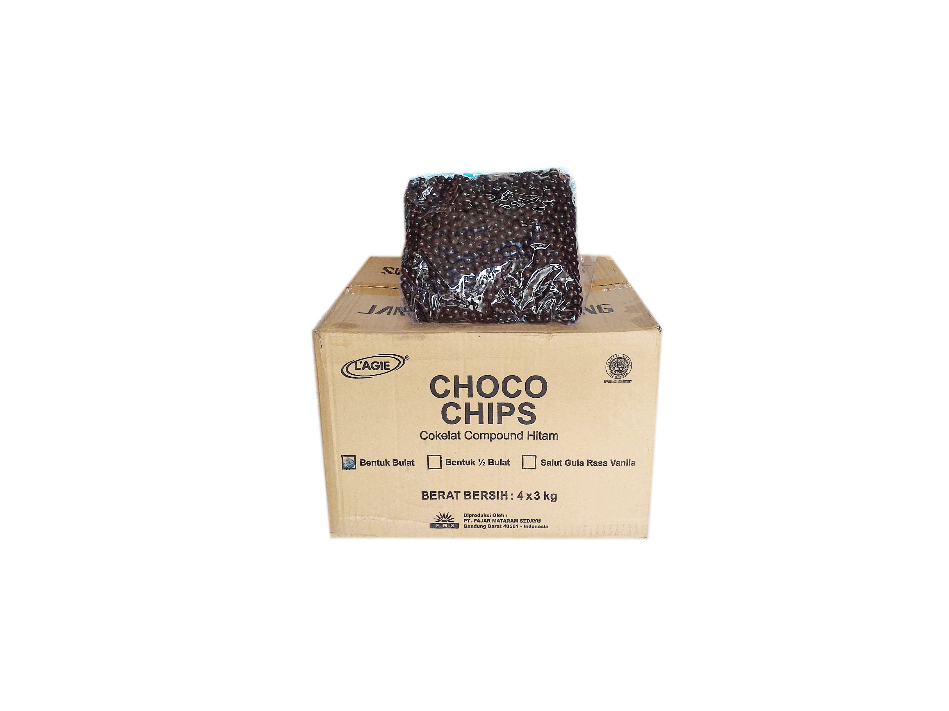 Jual Lagie Coklat Chip Bulat 4 X 3 Kg Grosir Eceran TokoWahabcom