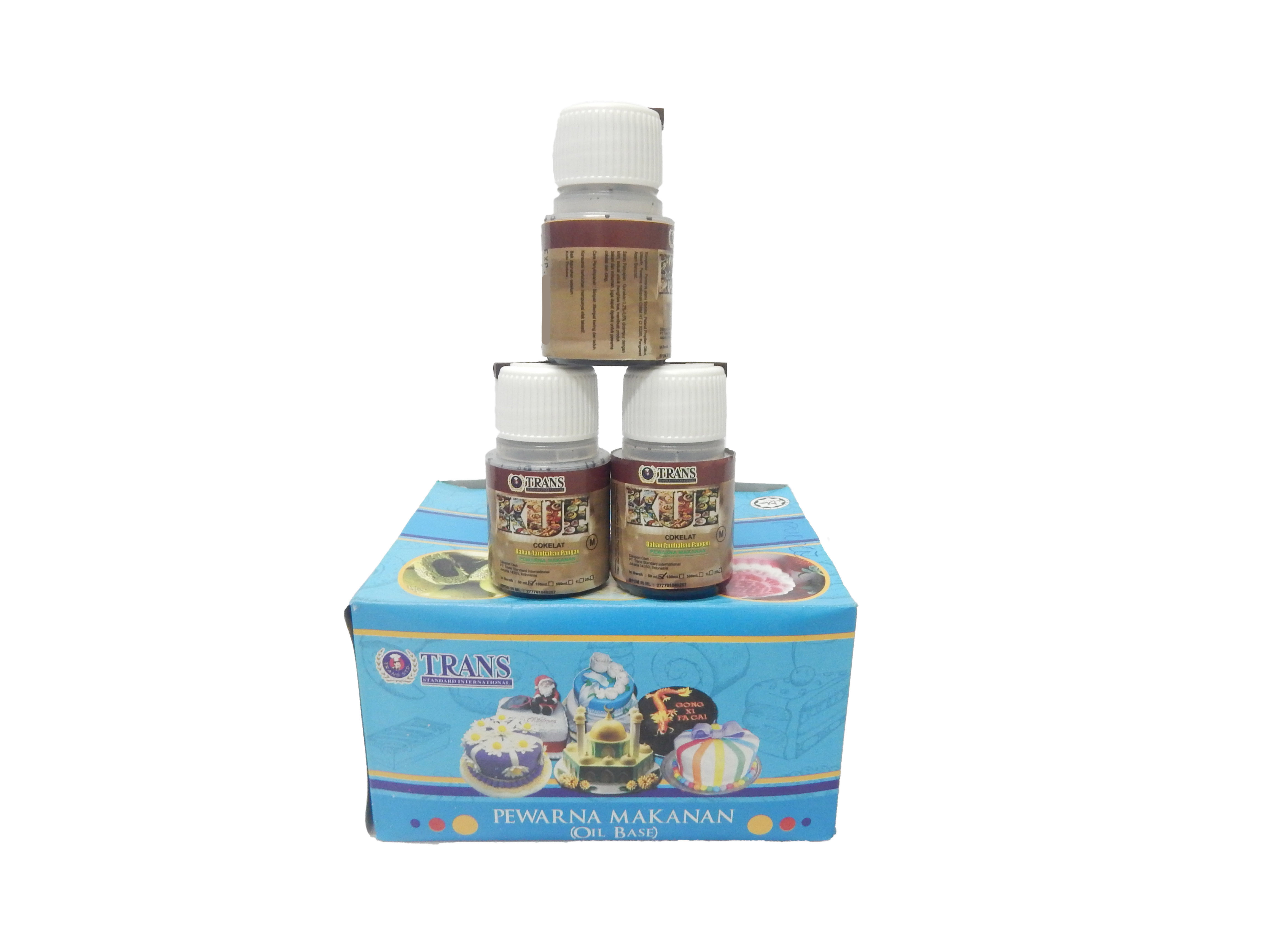 Jual Trans Coloring Cokelat 12 X 50 Gr Harga Grosir TokoWahabcom