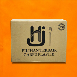 Garpu Makan Plastik Bening HJ 2000 Pcs