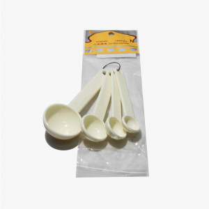 Plastic Measuring Spoons - 4 Pcs/Set