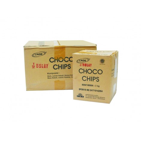Lagie Coklat Chip 1/2 Bulat 4 x 3 Kg