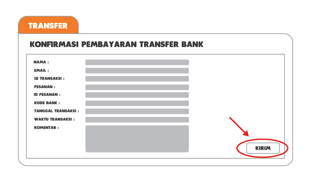 Transfer antar Bank / Setoran
